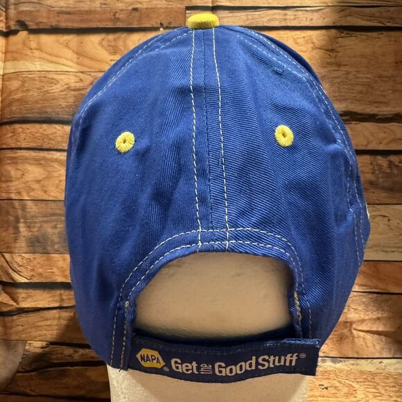 Ron Capps Signed NAPA Racing Hat Blue Yellow Embroidered Logo Baseball Cap OSR - Picture 3 of 8